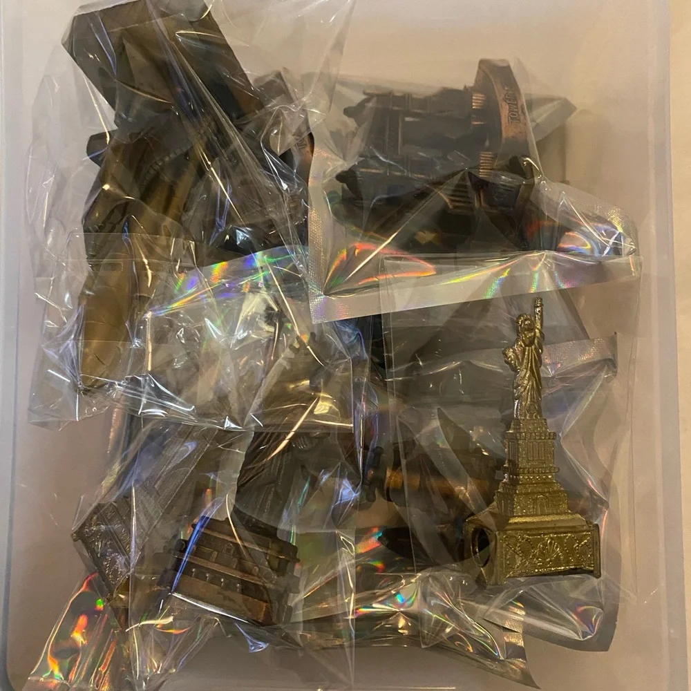 Bronze and Gold Home Office Pencil Sharpener Set